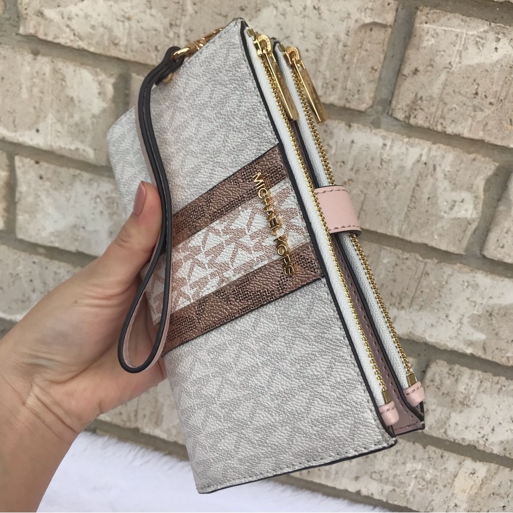 Nwt! Michael Kors Double zip wallet